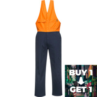 Prime Mover Regular Weight Action Back Overalls Buy 1 Get 1 Free