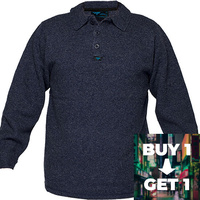 Prime Mover Wool Knit Jumper Buy 1 Get 1 Free