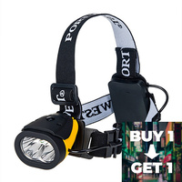 Dual Power Headlight Yellow/Black Regular Buy 1 Get 1 Free