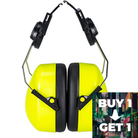 Hi-Vis Clip-On Ear Protector Yellow Regular Buy 1 Get 1 Free