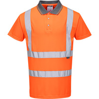 Portwest Hi-Vis Short Sleeved Polo 2x Pack