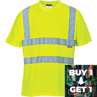 Portwest Hi-Vis T-Shirt 3x Pack Buy 1 Get 1 Free