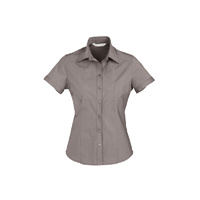 Biz Collection Ladies Chevron Short Sleeve Shirt
