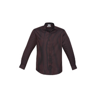 Biz Collection Mens Reno Stripe Long Sleeve Shirt