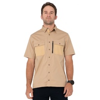 Pressure Short Sleeve Shirt Colour Khaki