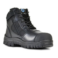 Bata Industrials Zippy Safety Work Boots Black