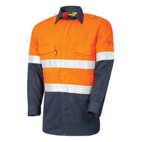 Bool Workwear Regular weight HRC2 FR shirt with Loxy FR Reflective Tape