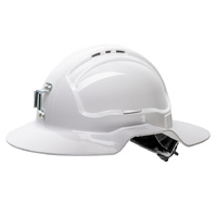 Force360 Broad Brim Miners Hard Hat Vented 6 Point Ratchet Harness Type 1 10 Pack