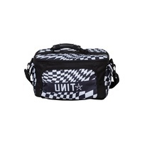 Unit Mens Bag Cooler Checkers One Size Black