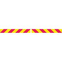 Candy Stripes Self Adhesive 800x100mm Pack of 2