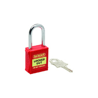 Premium Red Safety Padlock UL418 42mm Shackle