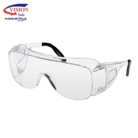 Overspec Clear Frame Clear Anti-Fog Lens Safety Glasses