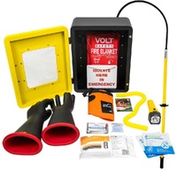 Wall Mounted High Voltage Rescue Kit Class 4 36kV