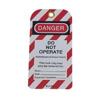 Volt Premium PVC Lockout Tag - Reuseable