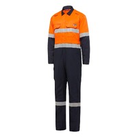 Hard Yakka Shieldtec Fr Hi-Visibility Two Tone Coverall With Fr Tape