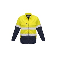 Syzmik Mens Hi Vis Cotton Drill Jacket