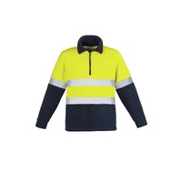Syzmik Mens Hi Vis Fleece Jumper Hoop Taped