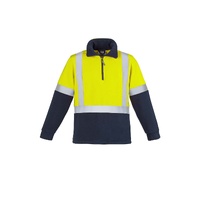 Syzmik Mens Hi Vis Fleece Jumper Shoulder Taped
