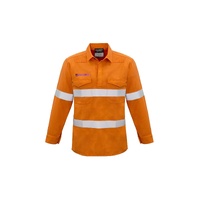 Syzmik Mens FR Closed Front Hooped Taped Shirt